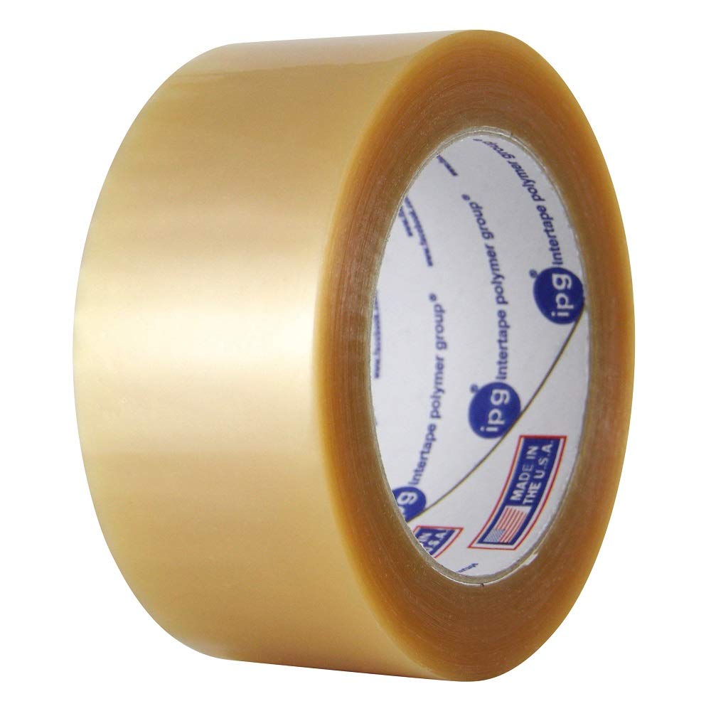 IPG 500 1.9Mil Central Medium Grade Natural Rubber Carton Sealing Tape, 48mm x 100m, Clear, (36-Pack), N8213