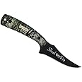 Old Timer 152OTBC Pro Hunter Camo Sharpfinger 7.1in Full Tang Fixed Blade Knife with 3.3in High Carbon SS Clip Point Skinner Blade, and Camo Handle for Hunting, Skinning, Field Dressing, and Outdoor