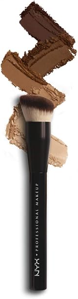 NYX Can't Stop Won't Stop Full Coverage Powder Foundation Matte Mahogany Vegan view 4