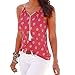 Pengy Clearance Women Summer Sleeveless Vest Shirt Tank Tops Blouse (XL, Hot Pink)