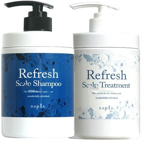 Amazon ナプラ リフレッシュ スキャルプ シャンプー 650ml ヘアトリートメント 650gセット ノンシリコン ナプラ リフレッシュ スキャルプ シャンプー 650ml ヘアトリートメント 650gセット ノンシリコン シャンプー 通販