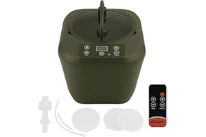 HOSOUTION 5L Sauna Steamer with Larger Volume and More Steam Output, Fcc Certified 5L & 2000W Steam Generator, Sauna Steamer Machine with Remote Control, Portable Sauna Steamer, Black