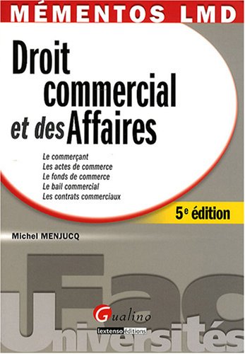 Droit commercial et des affaires