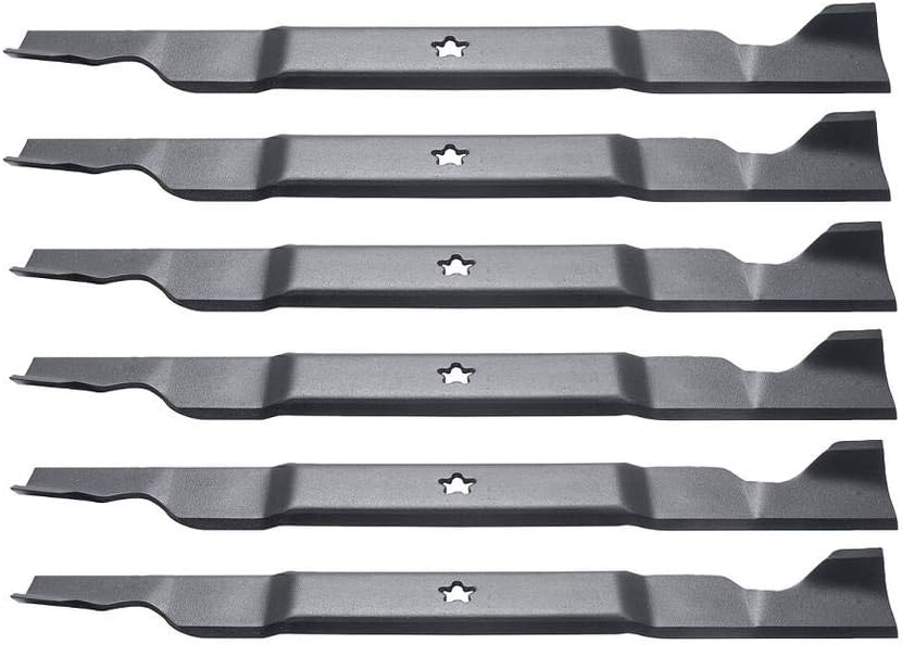 Amazon Com 6 High Lift Mower Blades For Craftsman Riding Mowers 46 Deck Replaces 405380 Garden Outdoor