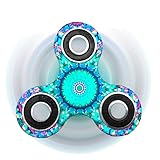 Tri-Spinner Fidget Toy Hand Spinner Camouflage, Elaco Stress Reducer Relieve Anxiety Toy (B)