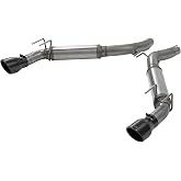 Flowmaster 717991 FlowFX Axle-Back Exhaust Kit 3 Inch 409 Stainless Steel with 4.5 Inch Black Ceramic Coated 304 Stainless Steel Tips Compatible with 2010-2015 Chevy Camaro 6.2L V8