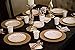 150 PCS Rose Gold Dot Disposable Paper Plates and 12oz Cups - Disposable Cups Dinner Plates and Dessert Plates – Bridal Shower, Baby Shower, Wedding Anniversary Birthday Party Supplies 50 Guest!!