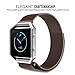 MoKo Fitbit Blaze Band , Milanese Loop Mesh Stainless Steel Bracelet Watch Strap for Fitbit Blaze Smart Fitness Watch with Unique Magnet Lock, No Buckle Needed, Frame NOT Included - COFFEE