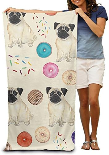 Clip Art â€“ Dogs And Donuts Beach Towels For Adults