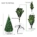 lucky cup Artificial Christmas Tree Xmas with Solid Metal Legs Premium Hinged Spruce Full Tree 6FT (Green, 6 FT)