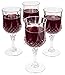 Prexware Set of 8 Unbreakable Wine Glasses, Acrylic Wine Glasses, Cryslal Like Wine Glasses. And 1 Wine Bottle Stopper Pourer