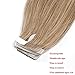16 Inch Tape in Hair Extensions Remy Human Hair #27 Dark Blonde Long Straight Hair Seamless Skin Weft Invisible Double Sided Tape 20pc/pack 30g +10 Free Tape Bonds