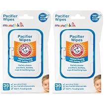 Munchkin 72 Pack Arm and Hammer Pacifier Wipes, White