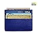 Nowbe Slim Wallet RFID Blocking Minimalist Wallet Unisex Slim Card Holder With Window(Blue)