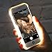 KIMI Selfie Light iPhonCase, Fashion Luxury Flash Mobile Led Cover, Increase Facial Light, (Rose Gold, iPhone 6/6s)