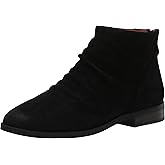 Gentle Souls by Kenneth Cole Women's Emma Zip Ankle Boot, Black, 5