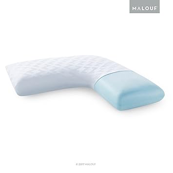 Z Gel Memory Foam L Shape Pillow For Side Sleeping Comfort By Z