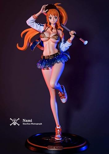 Amazon 在庫処分値段交渉受けワンピース 野球 ビキニ ナミ フィギュア 海外 の樹脂製 Gk完成品 塗装済み ガレージキット フィギュア ドール 通販