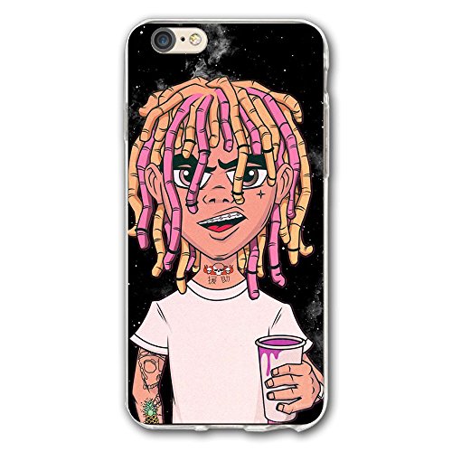Boss Lil Pump Fashion IPhone 6 Plus Clear Case 5.5 Inch Back Case Cover Shockproof Anti-Scratch Case
