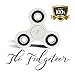Fidgeteer Fidget Spinner EDC Toy | Anxiety and Stress Relief | Ceramic Bearings | White