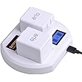 Batmax Rapid LCD Display USB Dual Battery Charger for Arlo Pro,Arlo Pro 2 & Arlo Go Rechargeable Batteries Charging Station V