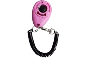 SERYU 1 Piece New Dog Pet Click Clicker Training Trainer Aid Wrist Strap