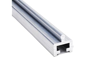 LCGAOYA Aluminium Sliding Screen Door Track, Sliding Door Bottom Track, Sliding Door Track Replacement, Screen Door Track Repair, Terrace Screen Door Guide- Silvery Aluminium Alloy 75 Inch