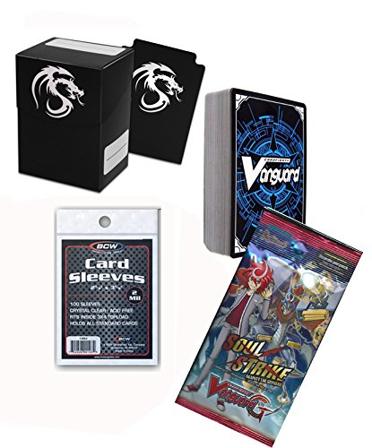 Cardfight 60 Cards Pack w/ RR & RRR 1 Booster Pack, Deck Box & Sleeves