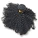 Luwigs Afro Kinky Curly 4B 4C Hair Extensions One Bundle Hair Weave Human Hair Bundles Afro Kinkys Curly Hair Bundles Natural Color (14 inches, Afro Kinky Curly 4B 4C)