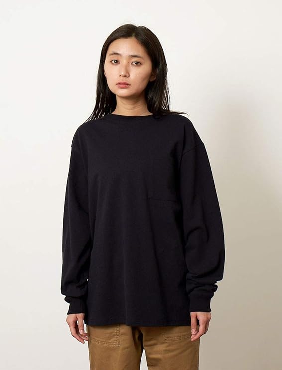 Amazon グッドウェア Goodwear Usaコットン袖リブロンt Tシャツ カットソー 通販