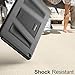 I BLASON AIR2-ABH-BLACK Black/iPad Air 2 ArmorBox Dual Layer Full-Body Protection Kickstand Case