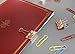 Rose Gold Paper Binder Clips (1 in, 50 Pack)