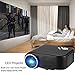 2018 Projector(Warranty Included),XINDA Huge Screen Video Projectors Support 1080P with HDMI Cable,High Bright Home Projector Support Smartphones Blu-ray DVD Player,Laptops and Tablets(Black)