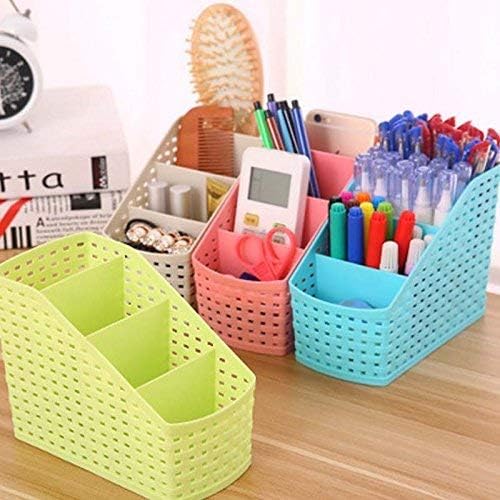 Vessel Crew Multi-Purpose Desk Organizer Storage Box - Set 3, Plastic, Multicolour, Medium