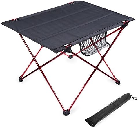 Lysport Lightweight Portable Camping Table Foldable Compact Picnic Table Roll Up Carry Bag Outdoor Camp Beach