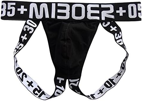 Men's Cotton Underwear Comfy Pouch Jockstrap Supporter