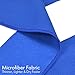 Your Choice Microfiber Quick Dry Sand-Free Beach Towel for Adults & Kids - Oversized, Compact, Lightweight, Absorben - Travel Towel - Set of 4 Pack -Blue, Light Green, Red, Yellow - Extra Large 67x35