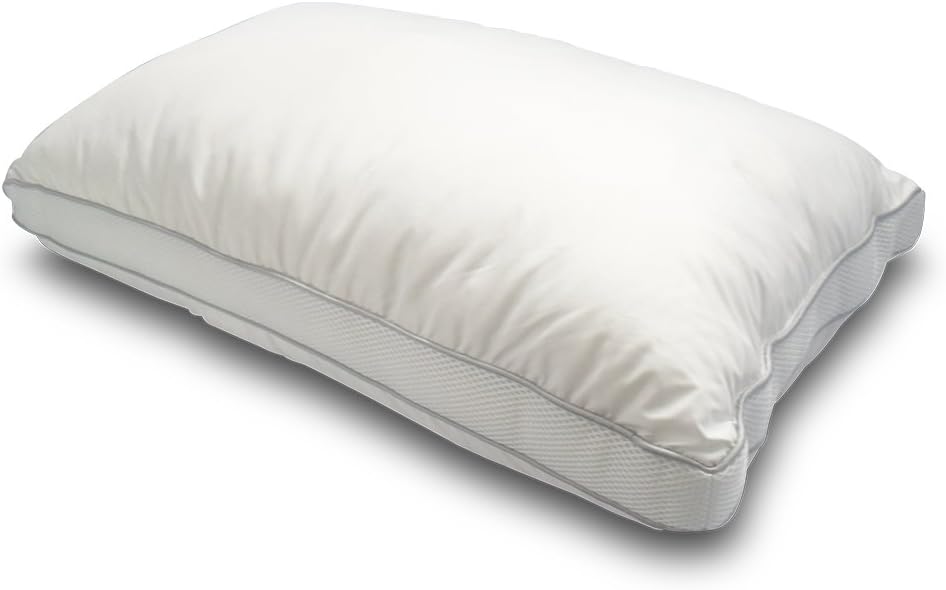Active Spring Bed Pillow - 40 individual comfort springs in a breathable pillow for a great night’s sleep - super soft and plush providing optimal support - Standard