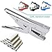ONDY Plier Stapler Heavy Duty Office Hand Held 20-Sheet Papers Stapling Machine With 1000 Staples and Remover Tool, Silver