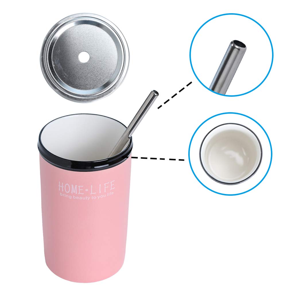 Inshere Protein Shake Sport Water Bottle with Mixer Ball Measurement Leakproof for Fitness Gym Men Women 24oz/700ml (red2)