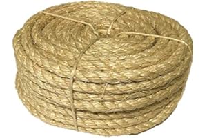 RUSHAZZLED 1/2" x 100' Sisal rope