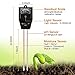 JeahoreKy Soil Moisture Sunlight Ph Test Meter,Soil Tester Meter, 3-in-1 Test Kit for Moisture,Light and pH,for Garden and Home,Plants,Lawn,Farm,Herbs & Gardening Tools, Indoor/Outdoors Plant Carethumb 1