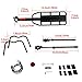 YAHILL® Adjustable Universal Bike Rear Rack Quick Release Holder Seatpost, Bicycle Carrier with Max Capacity of 165LB