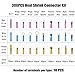 300 PCS Heat Shrink Connectors, Plustool Electrical Wire Terminals Kit Waterproof Butt Bullet Connectors Insulated Marine Crimp Automotive Connectors Wire Terminals Kits