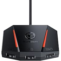 GameSir VX2 AimBox Game Console Keyboard and Mouse Adapter, Wired Connection Converter with 3.5mm Studio Jack…