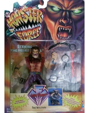 Monster Force Luke Talbot The Wolfman Action Figure
