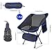 G4Free Upgraded Camping Chairs, Ultralight Portable Folding Chair Compact Heavy Duty with Carry Bag for Outdoor, Camp, Backpacking, Hiking, Picnic, BBQ（Dark Blue）