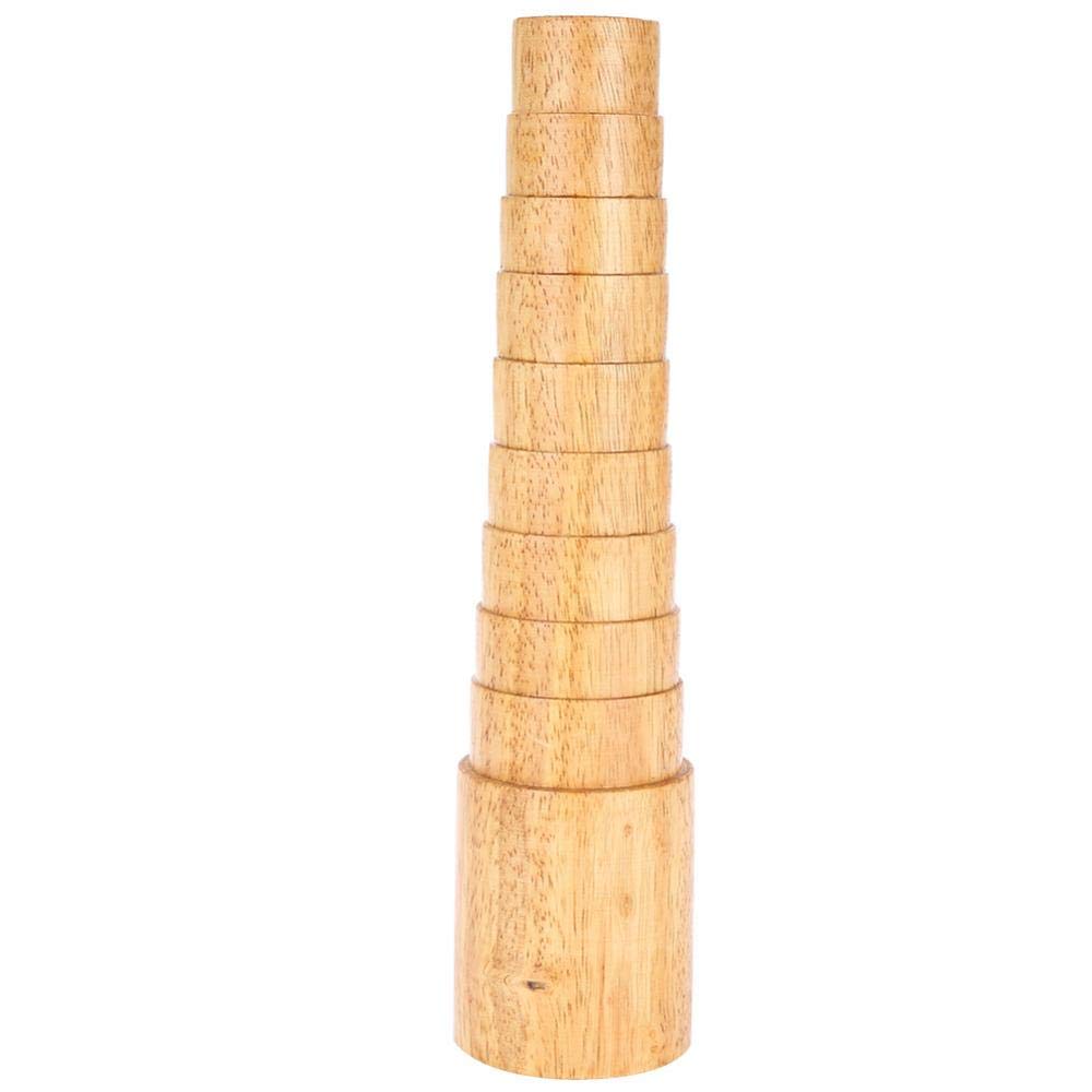 Bracelet Adjuster, Jewellerry Deformation Repair Tool, Round Wooden Step Bangle Mandrel Sizer Adjust Wooden Bangle Mandrel