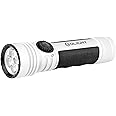 OLIGHT Seeker 4 Pro Rechargeable Flashlights, 4600 Lumens High Powerful Bright Light with USB C Holster, Waterproof IPX8 for Emergencies, Camping, Searching(White)