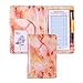 Waitress Book Marble Server Book with Money Pocket Pen Holder Server Book Fit Restaurants Check Presenter Waitstaff Organizer fit Server Apron (Marble Colorful)